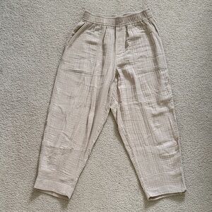 Madewell Beige Gauze Pants